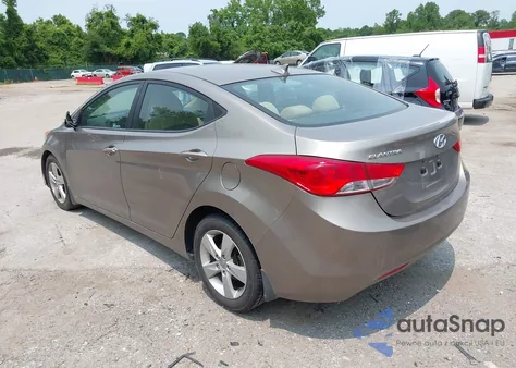 2013 Hyundai Elantra Gls из США, поврежденный, VIN 5NPDH4AE8DH423879